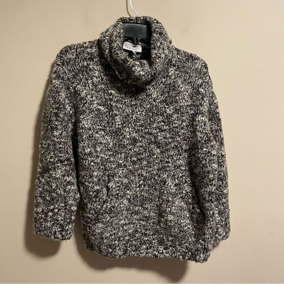 & Other Stories Marled Wool Turtleneck Kangaroo Pocket Sweater- Size Small - Picture 1 of 10